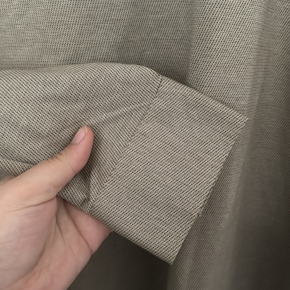 Hart Schaffner Marx Mens L/S 1/2-Zip Pullover Collared Shirt Sz M NWT Brown - Picture 6 of 11